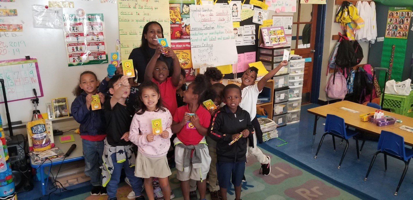 Dr. Nekeshia Hammond helping young students with mental wellness